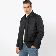 Kurtki męskie - Męska kurtka z nylonu pikowana - miniaturka - grafika 1