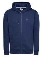 Bluzy męskie - TOMMY JEANS bluza granatowa zapinana na zamek Navy, Rozmiar XL - miniaturka - grafika 1