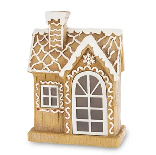 Ozdoba Duży Domek z Piernika Led 32x23x11 cm - Ozdoby bożonarodzeniowe - miniaturka - grafika 1