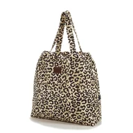 Torby i wózki na zakupy - La Millou - Torba Shopper Bag L LEOPARDCREAM by Magdalena Lamparska - miniaturka - grafika 1