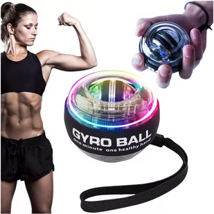 Kula żyroskopowa GYRO BALL autostart - Pozostały sprzęt siłowy - miniaturka - grafika 1