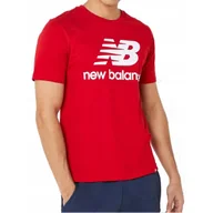 Koszulki sportowe męskie - Koszulka t-shirt męska NEW BALANCE bawełna - miniaturka - grafika 1