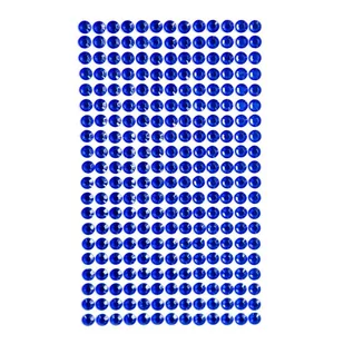 Dalprint Kryształki samoprzylepne DPCRAFT 6mm, 260 szt. - dark blue AB229DLP - Zabawki kreatywne - miniaturka - grafika 1