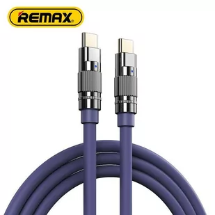KABEL REMAX WEFON SERIES 100W ZINC ALLOY USB-C/USB-C RC-C055 PURPLE - Kable USB - miniaturka - grafika 1