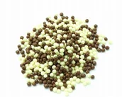 Dodatki do ciast w proszku - POSYPKA NA TORT chrupki ryżowe w czekoladzie DEKORACJE OZDOBA urodziny 40g - miniaturka - grafika 1