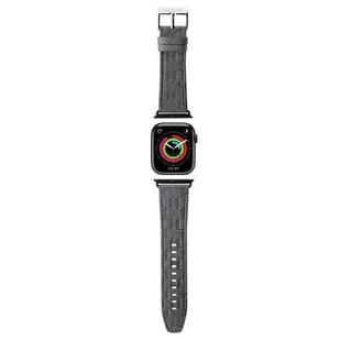 Karl Lagerfeld Pasek KLAWLSAKLHPG Apple Watch 1/2/3/4/5/6/7/8/9/SE/Ultra 42/44/45/49mm srebrny/silver strap Saffiano Monogram - Akcesoria do smartwatchy - miniaturka - grafika 1