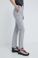 Spodnie sportowe damskie - Salewa spodnie outdoorowe Pedroc 4 DST kolor szary - miniaturka - grafika 1