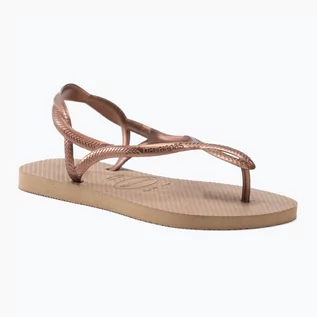 Sandały damskie - Sandały damskie Havaianas Luna rose gold/rose gold - grafika 1