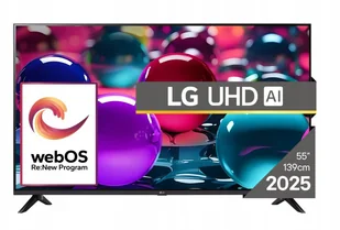 Telewizor LG 55UA73003LA 55 Smart TV webOS 25 UHD - Telewizory - miniaturka - grafika 1