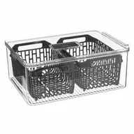 Pojemniki kuchenne - Organizer do lodówki z koszykiem Tidy 32x22,5 cm - miniaturka - grafika 1