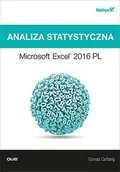 E-booki - informatyka - Analiza statystyczna. Microsoft Excel 2016 PL - miniaturka - grafika 1