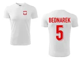 Koszulki sportowe męskie - Treningowa Koszulka POLSKA BEDNAREK 5 - miniaturka - grafika 1