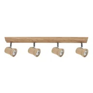 Lampy sufitowe - Spotlight Venla lampa sufitowa (spot) 4-punktowa dąb olejowany 2434474 - miniaturka - grafika 1