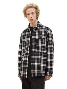 TOM TAILOR Denim Kurtka męska, 32685 - Black White Classic Check, XL - Kurtki męskie - miniaturka - grafika 1