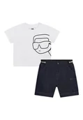 Kombinezony dla dzieci - Completo Bambino unisex Karl Lagerfeld Set pantaloncini e t-shirt - miniaturka - grafika 1