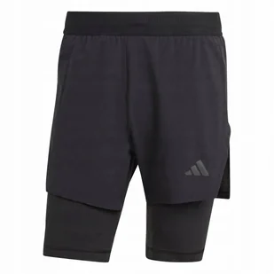 ADIDAS SZORTY HIIT ELEVATED 2IN1 IB3466 r XS - Spodenki męskie - miniaturka - grafika 1