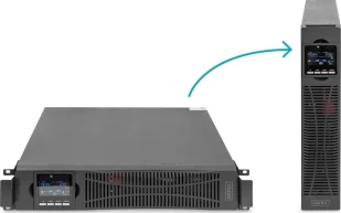 DIGITUS OnLine UPS Module 1000VA/1000W - Zasilacze awaryjne UPS - miniaturka - grafika 1