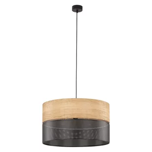 Designerska lampa z drewnem, regulowana wysokość TK 4798 z serii NICOL - Lampy sufitowe - miniaturka - grafika 1
