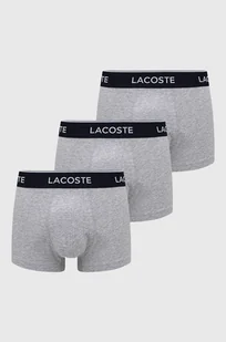 Lacoste bokserki (3-pack) 5H3389 męskie kolor szary - Majtki męskie - miniaturka - grafika 1