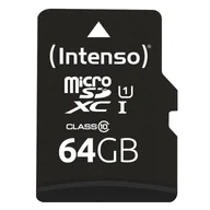 Karty pamięci - Intenso 3424490 pamięć flash 64 GB MicroSD UHS-I Klasa 10 - miniaturka - grafika 1