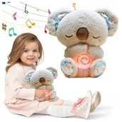 Szumiące zabawki - ODDYCHAJĄCY USPOKAJAJĄCY MIŚ PLUSZOWY KOALA MASKOTKA DLA DZIECI I NIEMOWLĄT - miniaturka - grafika 1