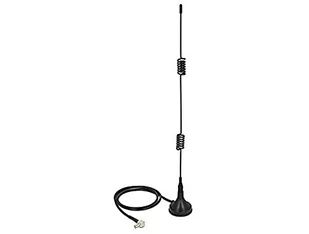 Delock Antena LTE-Antenne TS-9 2-3dBi 90 starr m Standfu schwarz 12480 - Anteny Wi Fi - miniaturka - grafika 1