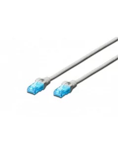 Digitus Kabel krosowy UTP, CAT.5e, szary, 2m DK-1511-020 / A-DK-1511-020 - Kable miedziane - miniaturka - grafika 1