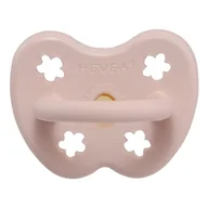 Smoczki uspokajające - Hevea Powder Pink Kwiatki - 0-3 msc - Anatomiczny Smoczek Kauczukowy - Orthodontic -  Pudrowy Różowy - Hevea 214311 - miniaturka - grafika 1