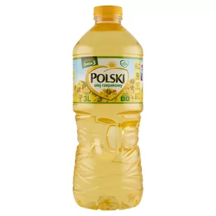 Polski olej rzepakowy 3 l - Olej spożywczy - miniaturka - grafika 1