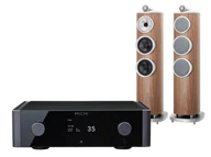 Zestawy stereo - Rotel Michi X3 S2 (czarny) + 804 D4 (orzech) - miniaturka - grafika 1