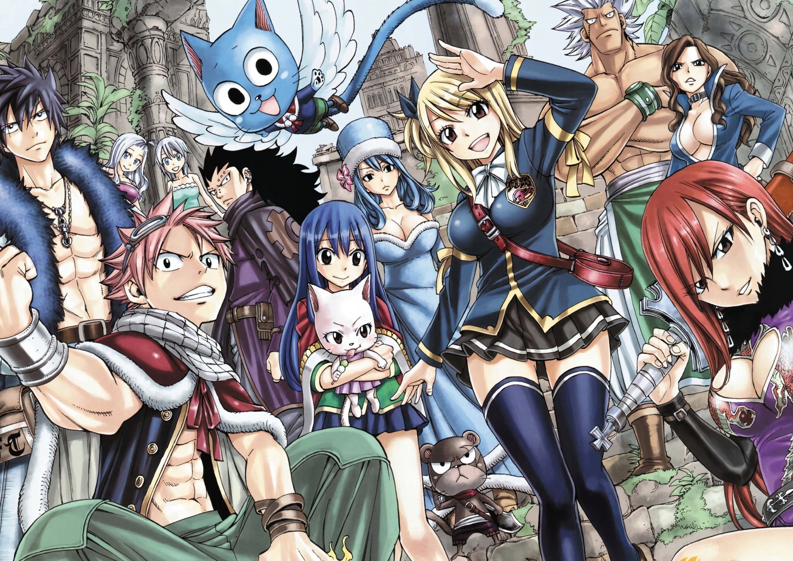 Plakat A3 Fairy Tail Anime Manga
