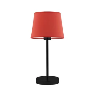 Lampka nocna LYSNE Siena, 60 W, E27, czerwona/czarna, 41,5x19,5 cm - Lampy stojące - miniaturka - grafika 1