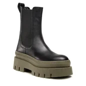 Botki damskie - Sztyblety Badura 8118-04 Czarny - miniaturka - grafika 1