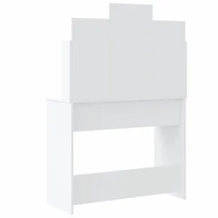 Toaletka z oświetleniem LED, biała, 96x40x142 cm  Lumarko! - Toaletki - miniaturka - grafika 8