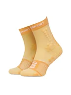 Skarpetki sportowe męskie - Compressport Skarpety wysokie unisex Pro Racing Socks v4.0 Trail XU00048B Żółty - miniaturka - grafika 1