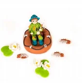 Dodatki do ciast w proszku - Figurka cukrowa na tort wędkarz ryby ozdoby na tort dekoracje urodzinowe - miniaturka - grafika 1