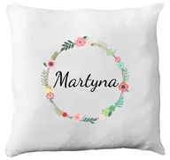 Poduszki dekoracyjne - Prezent poduszka z imieniem Martyna, 3 - miniaturka - grafika 1