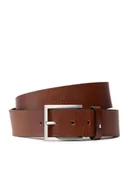 Paski - Tommy Hilfiger Pasek Męski Hampton 4.0 AM0AM08361 Brązowy - miniaturka - grafika 1