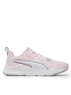 Buty dla chłopców - Puma Sneakersy 390847 13 Szary - miniaturka - grafika 1