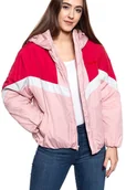 Kurtki damskie - Damska Kurtka Wrangler Colour Block Jacket Bridal Rose W4N9Wbp01-S - miniaturka - grafika 1
