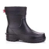 Kalosze damskie - LEMIGO Lekkie krótkie kalosze Eva z podszewką Denver 765 (41, czarne) - miniaturka - grafika 1