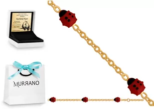 Rodium Złota bransoletka 585 dziecięca prezent grawer RD-29180 - Biżuteria dla dzieci - miniaturka - grafika 1