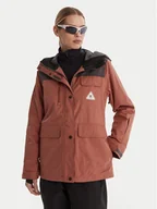 Odzież trekkingowa damska - DC Shoes Kurtka outdoor Liberate ADJTJ03045 Brązowy Regular Fit - miniaturka - grafika 1