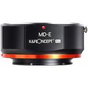 Tulejki, adaptery, redukcje do aparatów - Sony K&F CONCEPT Adapter K&F CONCEPT Pro do E NEX na Minolta MD KF06.440 Raty - miniaturka - grafika 1