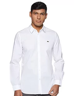 Lacoste Koszula męska, Biały, XS-S - Koszule męskie - miniaturka - grafika 1