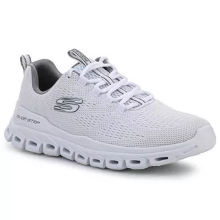 Buty Skechers Glide Step Fasten Up White M 232136-WHT białe szare - Buty sportowe męskie - miniaturka - grafika 1