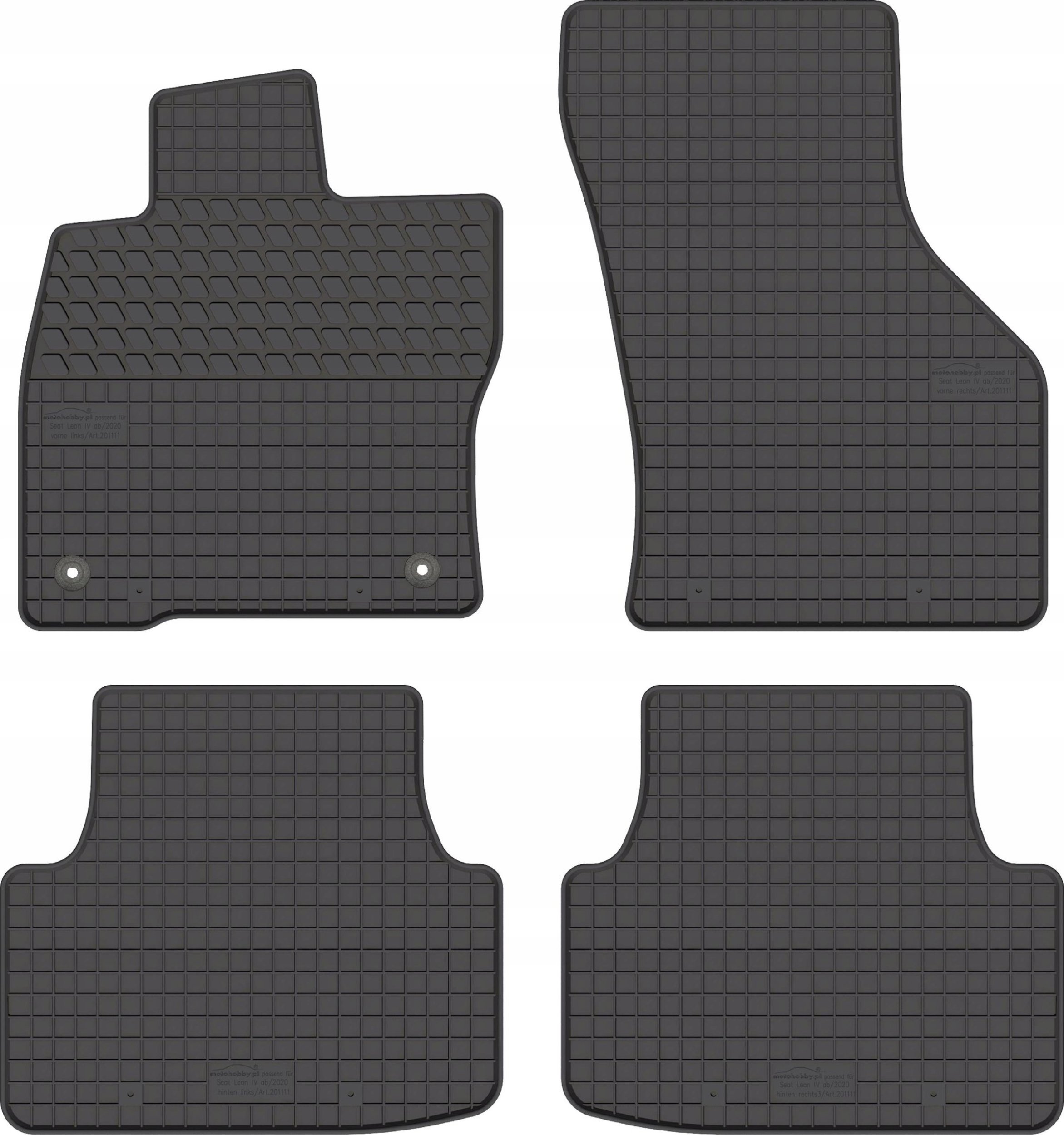 GeyerHosaja Dywaniki gumowe do Seat Leon IV