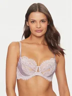 Biustonosze - Hunkemöller Biustonosz z fiszbiną Almendra 205522 Fioletowy - miniaturka - grafika 1