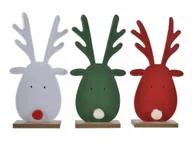 Ozdoby bożonarodzeniowe - Figurka świąteczna na stół renifer 32 cm - miniaturka - grafika 1