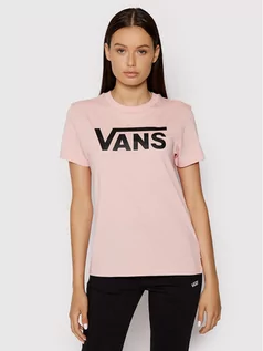 Koszulki i topy damskie - Vans T-Shirt Wm Flying V Crew Tee VN0A3UP4 Różowy Regular Fit - grafika 1